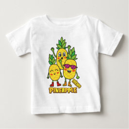 パイナップル ベイビー ベビーTシャツ