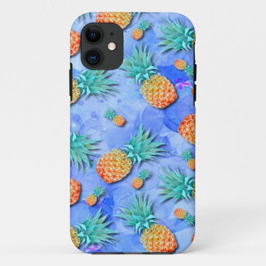パイナップル。ペイント。パーティー Case-Mate iPhoneケース (裏面)