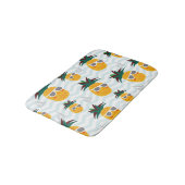 パイナップル、ボート：かわいい海パターン。 バスマット (アングル)