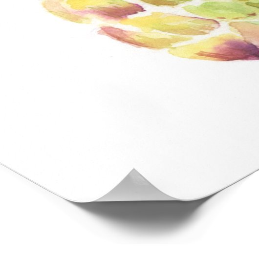 パイナップル ポスター (角)