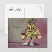 パイナップル ポストカード (正面/裏面)