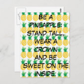 パイナップル ポストカード (正面/裏面)