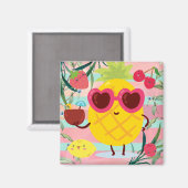 パイナップル マグネット (正面/裏面)