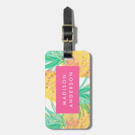 パイナップル ラゲッジタグ (正面縦)