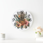 パイナップル ラージ壁時計 (ホーム)