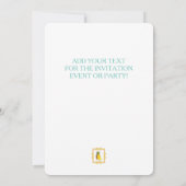 パイナップル～招待状カード 招待状 (裏面)