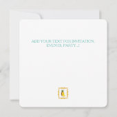 パイナップル～招待状カード 招待状 (裏面)