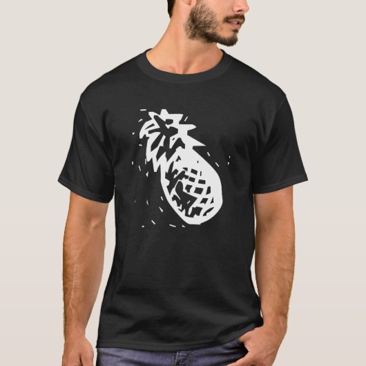 パイナップル 果物 Tシャツ (正面)