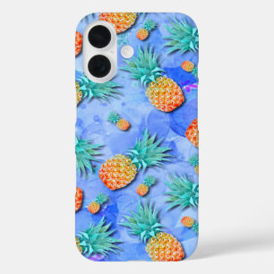 パイナップル。絵を描.パーティー. iPhone 16ケース