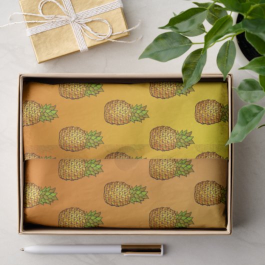 パイナップル 薄葉紙 (ギフト)