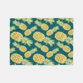 パイナップル(2) フリースブランケット (正面(横))