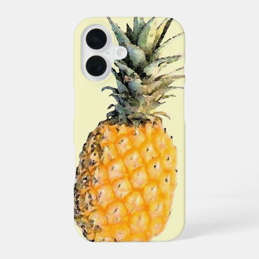 パイナップル iPhone 16ケース (裏面)