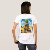 パイナップル – PineCraft Series - Pineapple Empire Tシャツ (裏面フル)