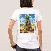 パイナップル – PineCraft Series - Pineapple Empire Tシャツ (裏面)