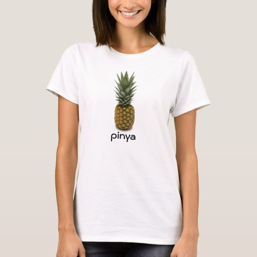 パイナップル、pinya tシャツ (正面)