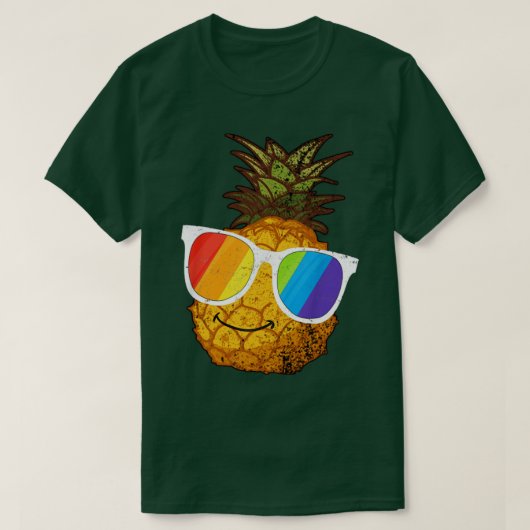 パイナップルlgbt tシャツ (デザイン正面)