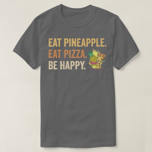 パイニ食べオル食べのピザハッ Tシャツ (デザイン正面)