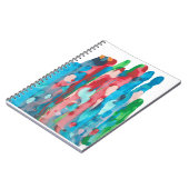 パイパーの擦り切れアート ノートブック (左側)