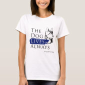 パイパーの約束:犬は女性のTシャツホワイトを生きる Tシャツ (正面)