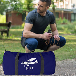 パイパークールクブ航空シンプル機カスタム器 ダッフルバッグ