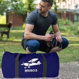 パイパークールクブ航空シンプル機カスタム器 ダッフルバッグ