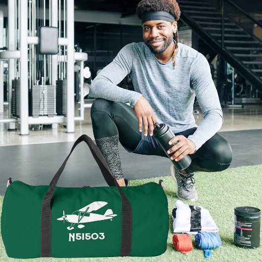 パイパークールクブ飛行機、航空カスタム用ジム旅行 ダッフルバッグ