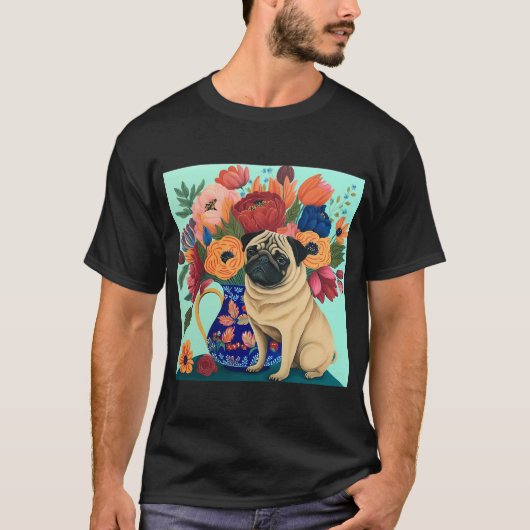パイパーザパグ Tシャツ (正面)