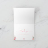 パイパーピーニーバタフライブライダルシャワーサンキューユー カード (内部)