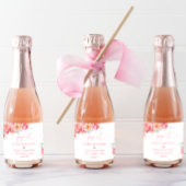 パイパーピーニーフローラベイビーシャワーポップ・アートのIt スパークリングワインラベル