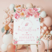 パイパーピーニー蝶ブライダルシャワー歓迎 ポスター