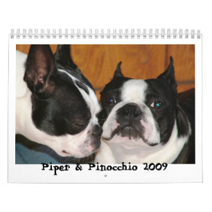 パイパー及びPinocchio 2009年 カレンダー