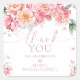 パイパー ピオニー フラワーバタフライ サンクス フェイバー スクエアシール