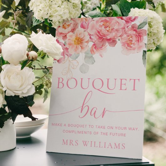 パイパー ピオニー フラワーブーケ 花壇 看板 ポスター