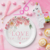 パイパー ピオニー フラワーラブ イン ブルーム ブライズシャワー ペーパープレート (パーティー)