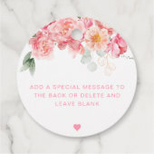 パイパー ピオニー フラワーレット ラブ ブルーム お心付け フェイバータグ (裏面)