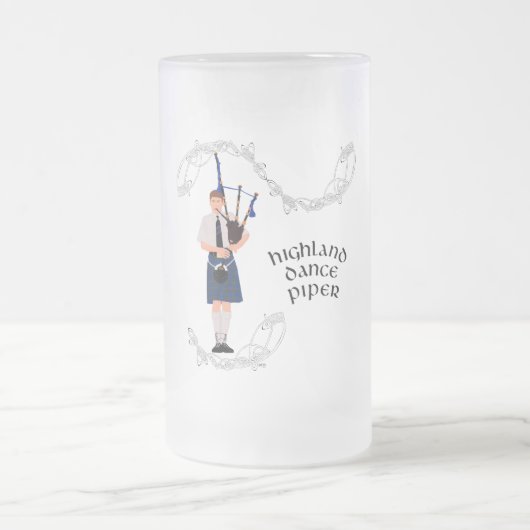 パイパー ブループレイド フロストグラスビールジョッキ (中央)