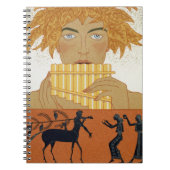 パイパー、ポールによる「Les Mythes」からのイラストレーションを選別して下さい ノートブック (正面)