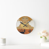 パイパー、ポールによる「Les Mythes」からのイラストレーションを選別して下さい ラウンド壁時計 (ホーム)