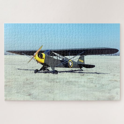 パイパーL-4バッタ – USAF ジグソーパズル (横)