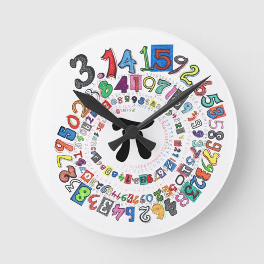 パイピラール ラウンド壁時計 (正面)