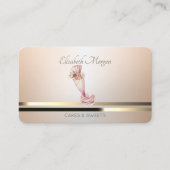 パイピングモダンバッグフラワーズベーカリールミナウス 名刺 (正面)