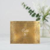 パイファフォーマルーテーブル番号カード ポストカード (スタンド正面)