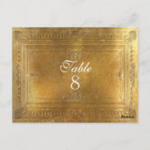 パイファフォーマルーテーブル番号カード ポストカード (裏面)