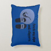 パイプおもしろいとスリッパを彼のために アクセントクッション (正面(垂直))