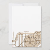 パイプとギア招待状 招待状 (裏面)