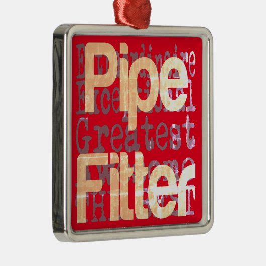 パイプのフィッター超並外れ メタルオーナメント (右)
