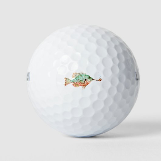 パイプを使用した魚 ゴルフボール (正面)