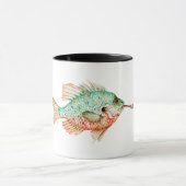 パイプを使用した魚 マグカップ (中央)