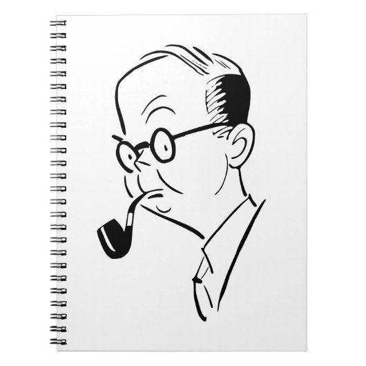 パイプを持った人 ノートブック (正面)