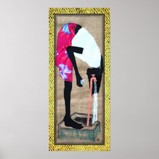 'パイプを立てる' ポスター (正面)